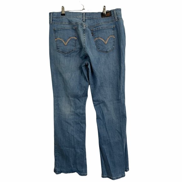Levi's 515 | Women's Medium Wash Boot Cut Jeans 12s 32x29 - Picture 4 of 7